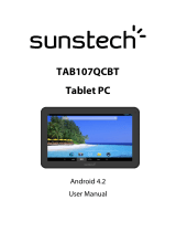Sunstech Tab 107 QCBT Mode d'emploi