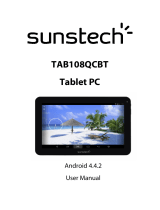 Sunstech TAB108QCBT Manuel utilisateur