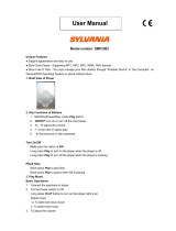 Sylvania SMP2002 2GB Manuel utilisateur