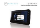 Dell Streak 7 Wi-Fi Guide de démarrage rapide