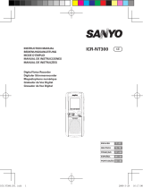 Sanyo ICR NT300 Manuel utilisateur