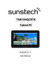 Sunstech Tab 104 QCBTK Manuel utilisateur