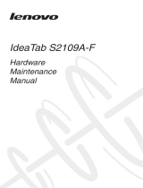 Lenovo IdeaTab S Series IdeaTab S2109A-F Manuel utilisateur