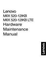 Lenovo Miix Series User Miix 520 Manuel utilisateur