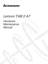 Lenovo Tab 2 A7-10F Manuel utilisateur