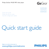 Philips SA2 SA2MUS08 Guide de démarrage rapide