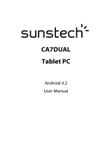 Sunstech CA7DUAL - Android 4.2 Le manuel du propriétaire