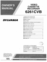 Sylvania 6261CVB Manuel utilisateur