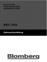 Blomberg BEO 7443 Backofen Le manuel du propriétaire
