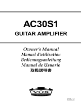 Vox AC30S1 Manuel utilisateur