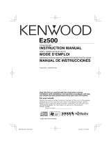Kenwood EZ500 - Radio / CD Manuel utilisateur