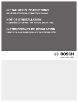 Bosch HGS7052UC/08 Guide d'installation