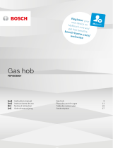 Bosch Gas hob with integrated controls Mode d'emploi