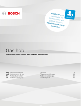 Bosch Gas hob with integrated controls Manuel utilisateur