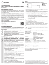Renkforce USB / DisplayPort / HDMI Adapter [1x Le manuel du propriétaire