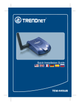 Trendnet TEW-445UB Le manuel du propriétaire