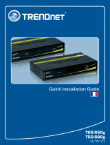 Trendnet TEG-S80G Le manuel du propriétaire
