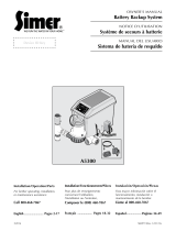 Simer A5300 Battery Backup System Le manuel du propriétaire