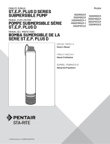 Pentair ST.E.P. PLUS D Serie Le manuel du propriétaire