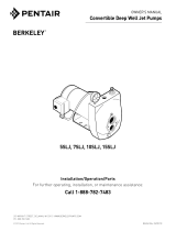 Berkeley SLJ Series Convertible Deep Well Jet Pumps Le manuel du propriétaire