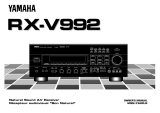 Yamaha RX-V992 Manuel utilisateur