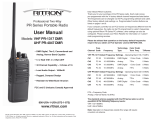 Ritron VHF PR-1317 DMR Manuel utilisateur
