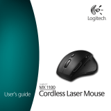 Logitech 910-000718 - MX 1100 Cordless Laser Mouse Manuel utilisateur