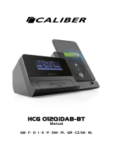 Caliber HCG012QIDAB-BT Le manuel du propriétaire