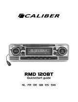 Caliber RMD120BT Guide de démarrage rapide