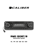 Caliber RMD120BT-B Guide de démarrage rapide