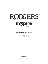 Rodgers Inspire Series 343 Le manuel du propriétaire