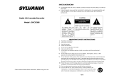 Sylvania SRCD286 Le manuel du propriétaire