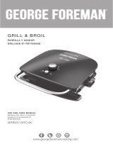 George Foreman GRBV5130CUX Mode d'emploi