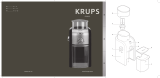 Krups GVX212 Manuel utilisateur