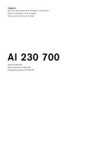 Gaggenau AI 230 700 Guide d'installation