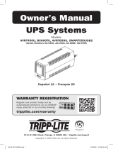 Tripp Lite AVRT450U, AVRT65OU & SMART550USB2 UPS Systems Le manuel du propriétaire