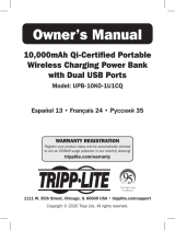 Tripp Lite UPB-10K0-1U1CQ Le manuel du propriétaire