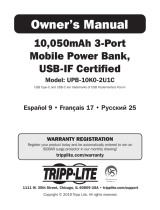 Tripp Lite UPB-10K0-2U1C Le manuel du propriétaire