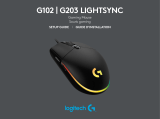 Logitech G203 Prodigy Gaming Mouse - Setup Guide Manuel utilisateur