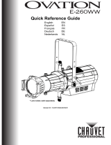 Chauvet Ovation E-260WW Guide de référence
