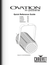 Chauvet Professional Ovation H-265WW Guide de référence