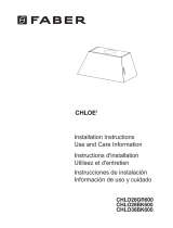 Faber Chloe 36 Black 600 cfm Guide d'installation