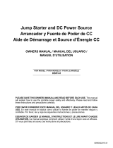 Schumacher DSR141 Jump Starter and DC Power Source Le manuel du propriétaire