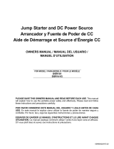 Schumacher DSR141 Jump Starter and DC Power Source DSR141G Jump Starter and DC Power Source Le manuel du propriétaire