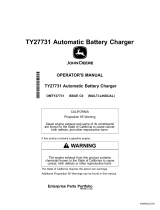Schumacher John Deere TY27731 Automatic Battery Charger JD-5250 Le manuel du propriétaire
