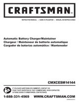 Schumacher Craftsman CMXCESM14144 Automatic Battery Charger/Maintainer Le manuel du propriétaire