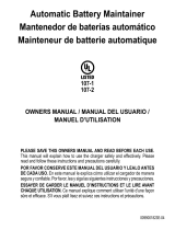 Schumacher SC1278 Automatic Battery Maintainer SC1299 Automatic Battery Maintainer SC1478 Automatic Battery Maintainer UL 107-1 Le manuel du propriétaire
