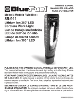 Schumacher 85-911 NAPA Lithium Ion 360° LED Cordless Work Light Le manuel du propriétaire
