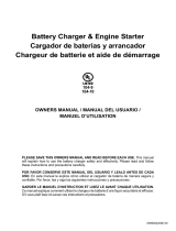 Schumacher DSR118 Battery Charger & Engine Starter UL 104-9 UL 104-10 Le manuel du propriétaire