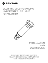 Pentair GloBrite Color Changing LED Lights Le manuel du propriétaire
